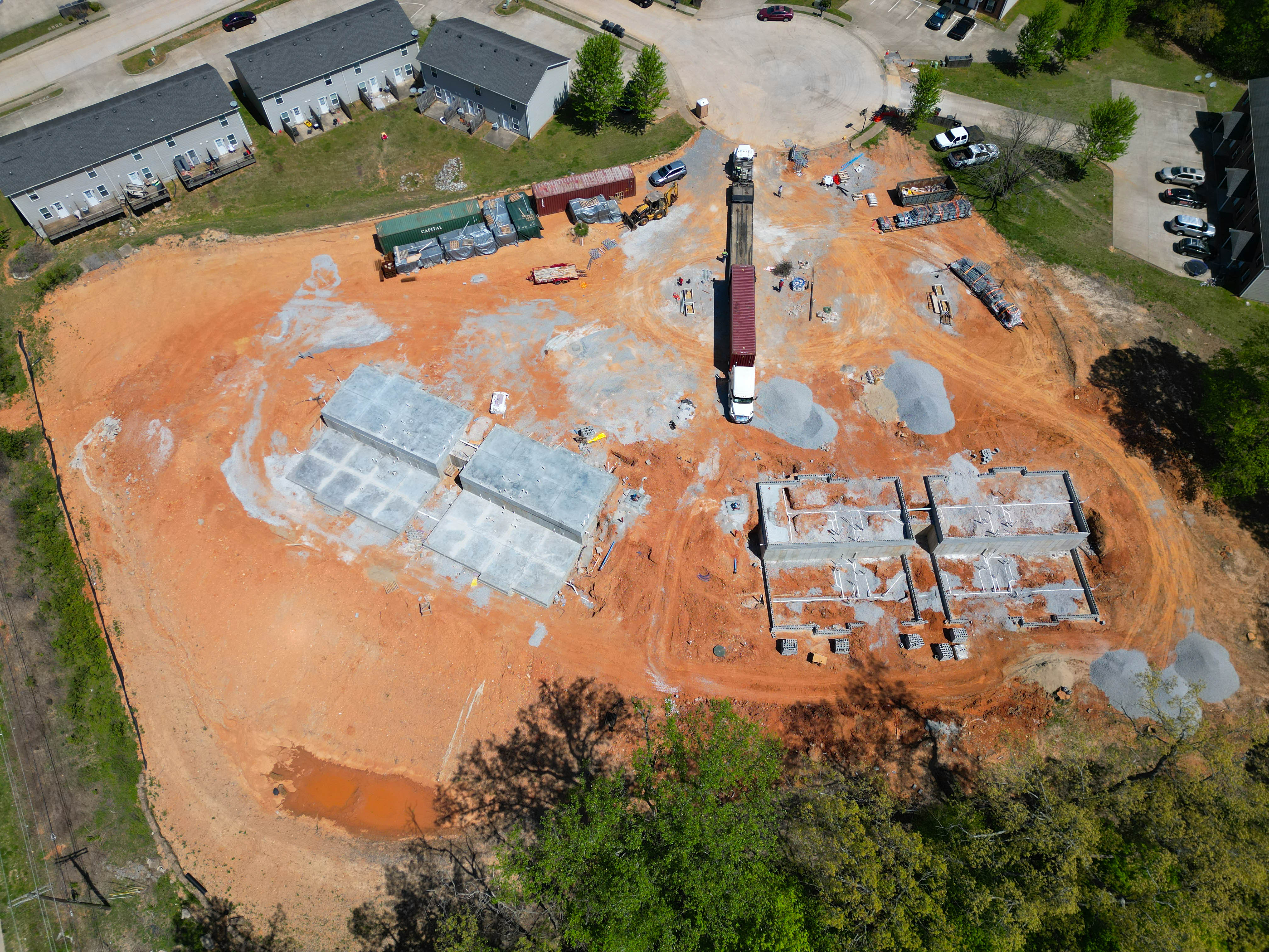 Lotus Villa aerial view 7