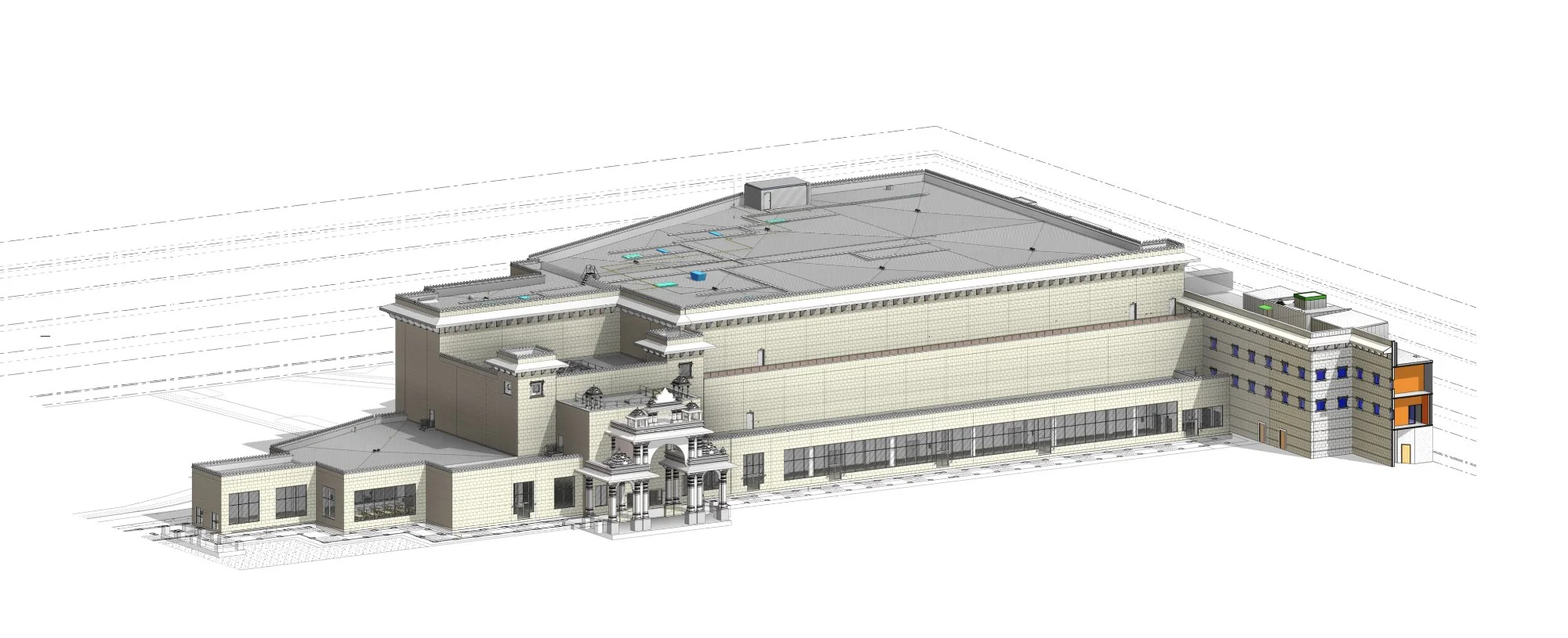 Exhibition Center main exterior view