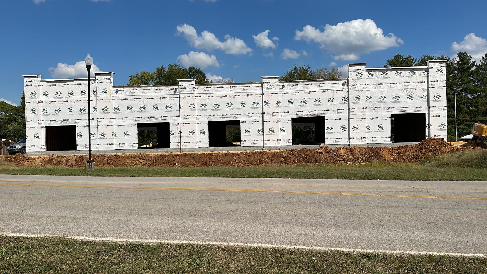 Retail center construction